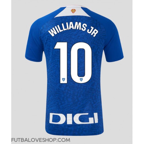 Dres Athletic Bilbao Nico Williams #10 Preč 2024-25 Krátky Rukáv